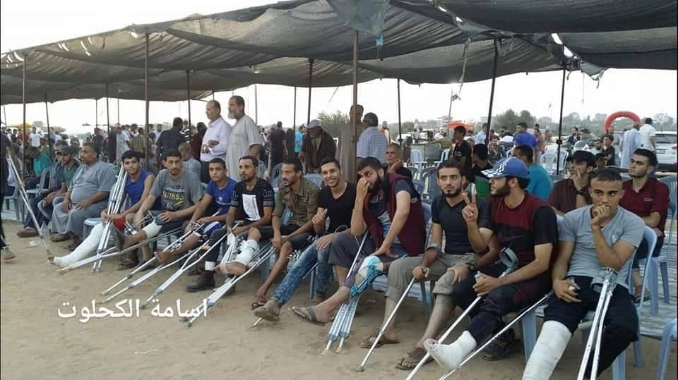 Gazze Şeridi sınırında düzenlenen barışçıl 'Büyük Dönüş Yürüyüşü' gösterileri - 0