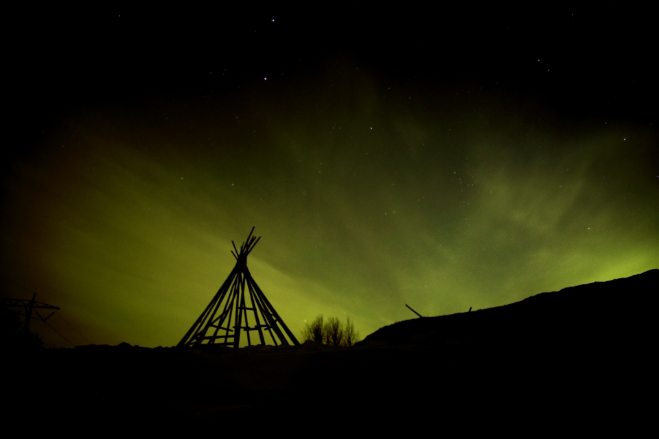 Kuzey ışıklarının görsel şovu - 1