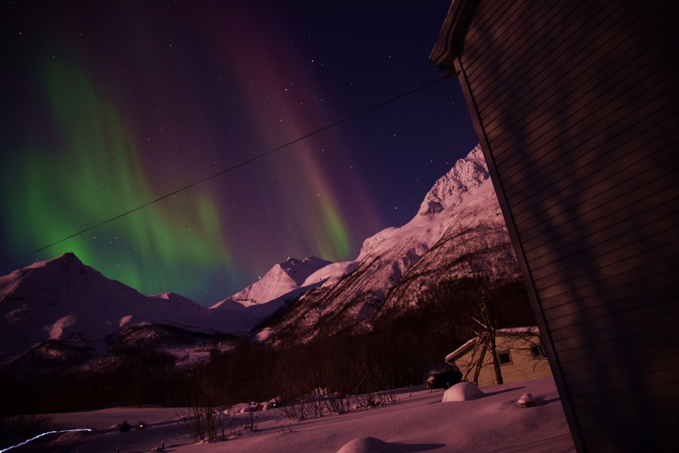 Kuzey ışıklarının görsel şovu - 20