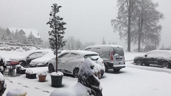 Kartepe'ye yılın ilk karı düştü - 4