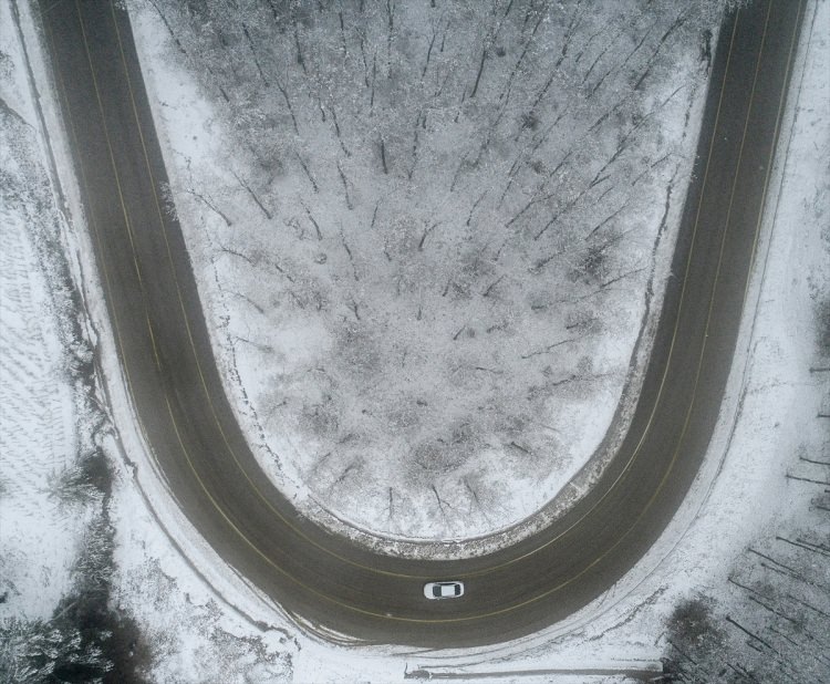 Kartepe'ye yılın ilk karı düştü - 20