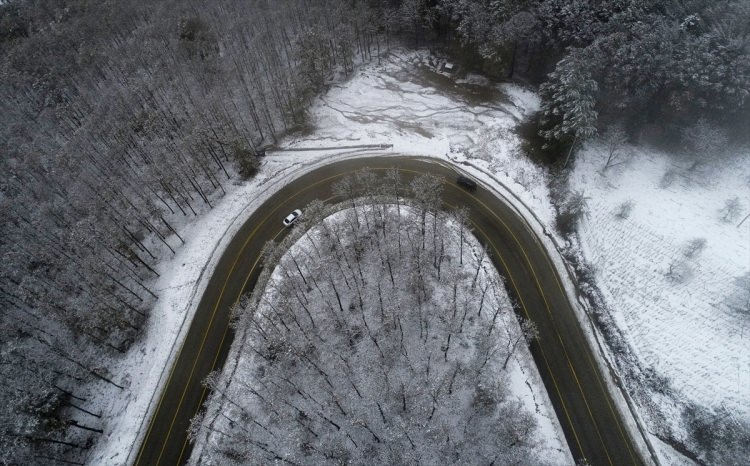 Kartepe'ye yılın ilk karı düştü - 21
