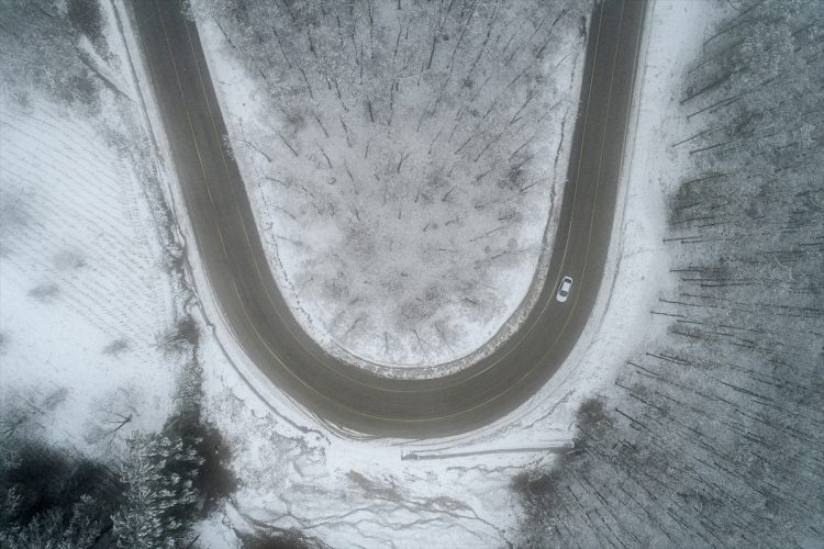 Kartepe'ye yılın ilk karı düştü - 22