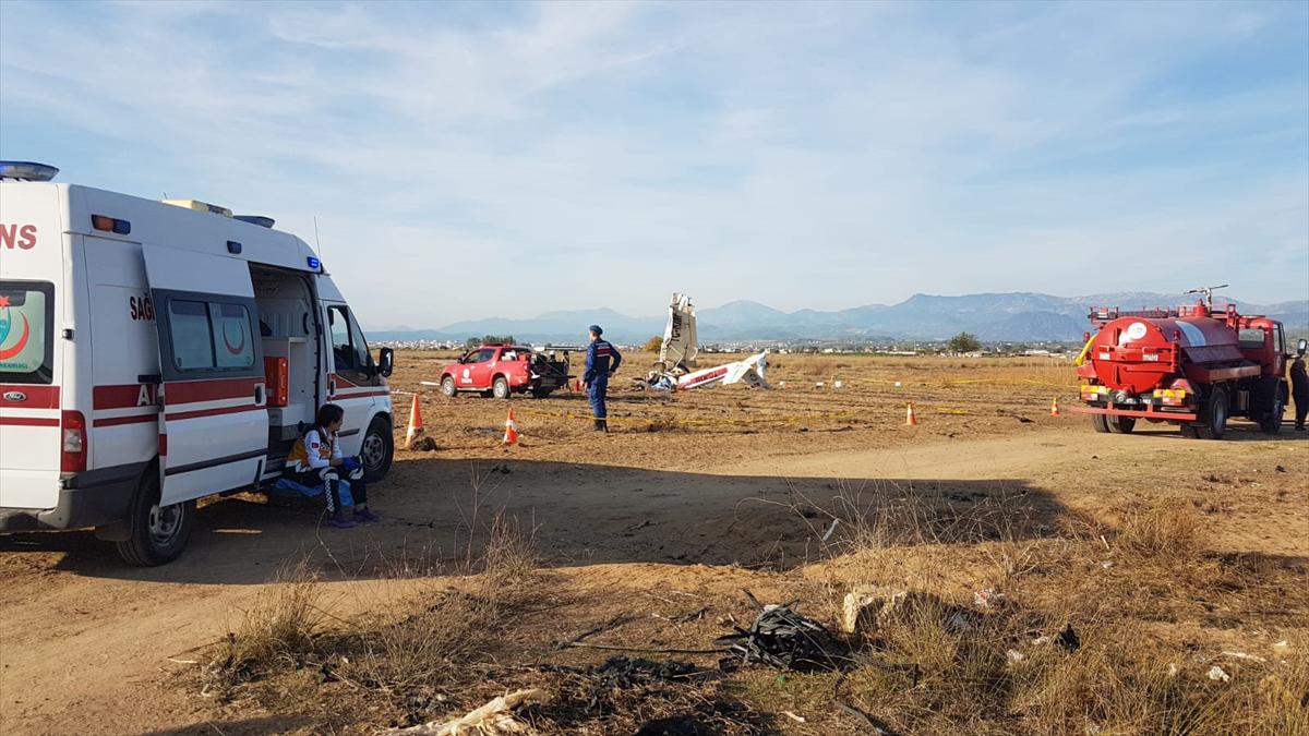 Antalya'da feci uçak kazası - 5