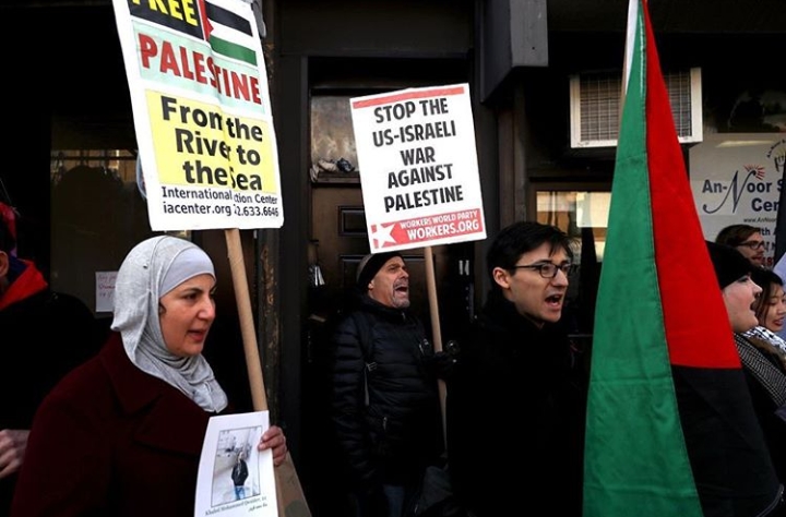 New York’ta İsrail’e 'Filistin' protestosu - 4