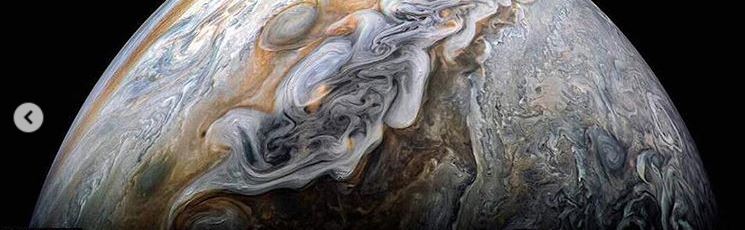 NASA'nın Juno Uzay Arcı, Jüpiter'deki bulutların muhteşem fotoğraflarını çekti - 4