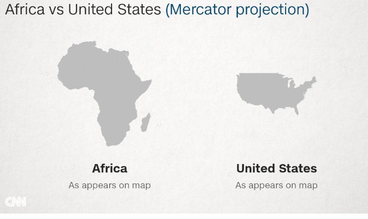 Harita'da neden Rusya Afrika'dan büyük görünüyor - 12