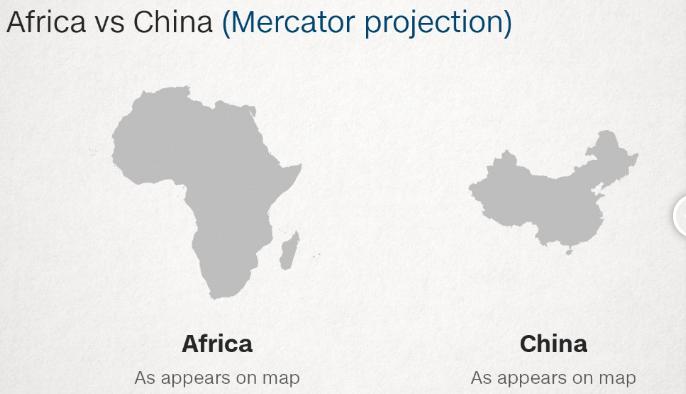 Harita'da neden Rusya Afrika'dan büyük görünüyor - 13