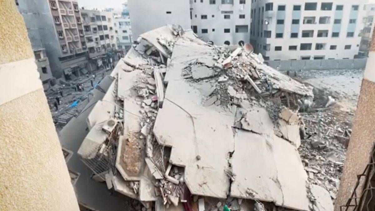 Gazze'deki yıkım gündüz gözüyle görüntülendi