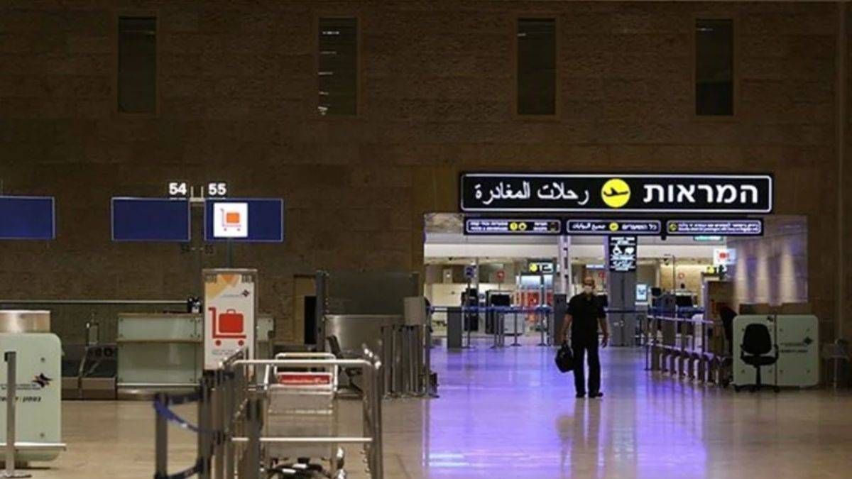 İsrail'e yolcu girişi sıfır, havalimanı bomboş