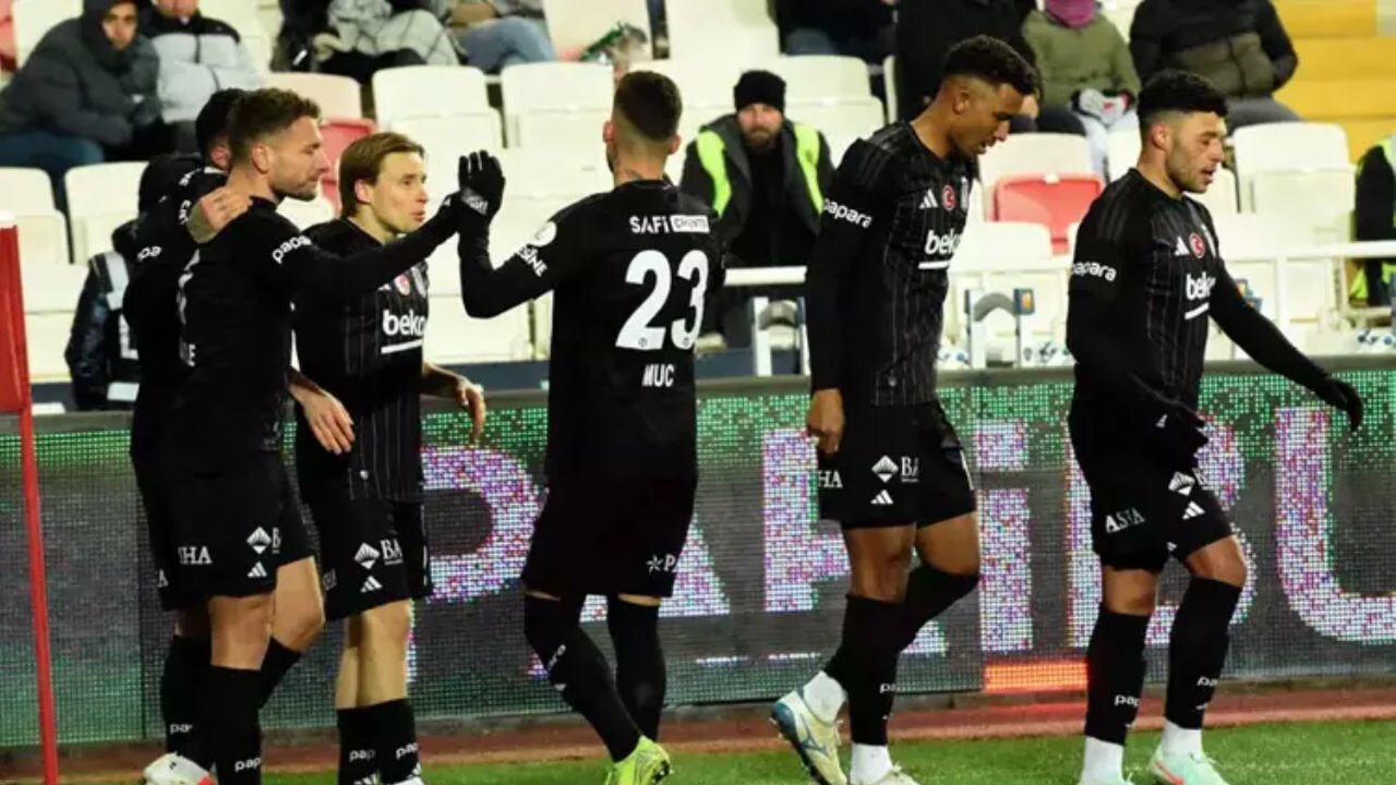 Beşiktaş, soğuk havanın hükmünü yıktı: Sivas'ta 3 puan kazanarak dönüyor
