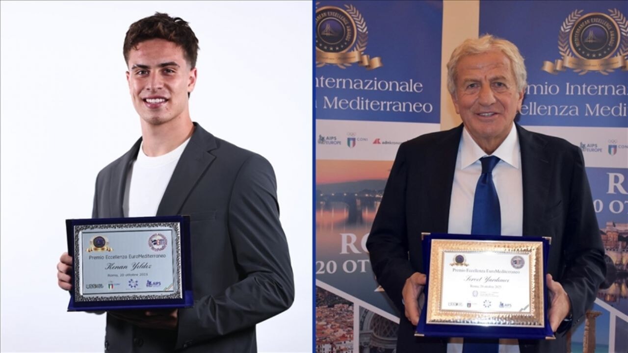 Kenan Yıldız ve Servet Yardımcı, İtalya'nın Mükemmeliyet Ödülleri'ne layık görüldü