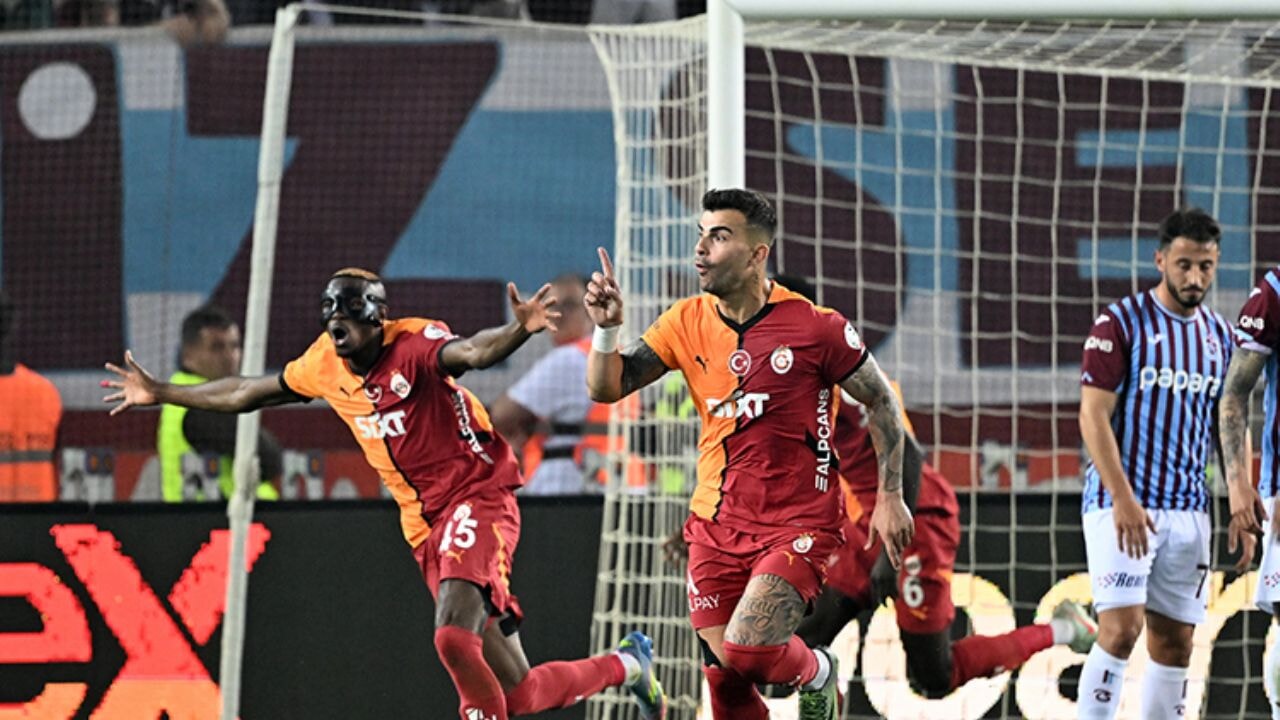 Lider Galatasaray, Trabzonspor deplasmanından 3 puanla dönüyor