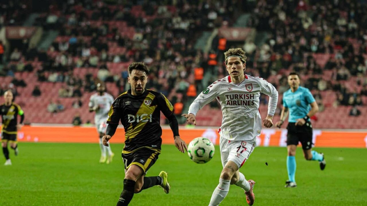 Samsunspor: 1 - Rayo Vallecano: 3