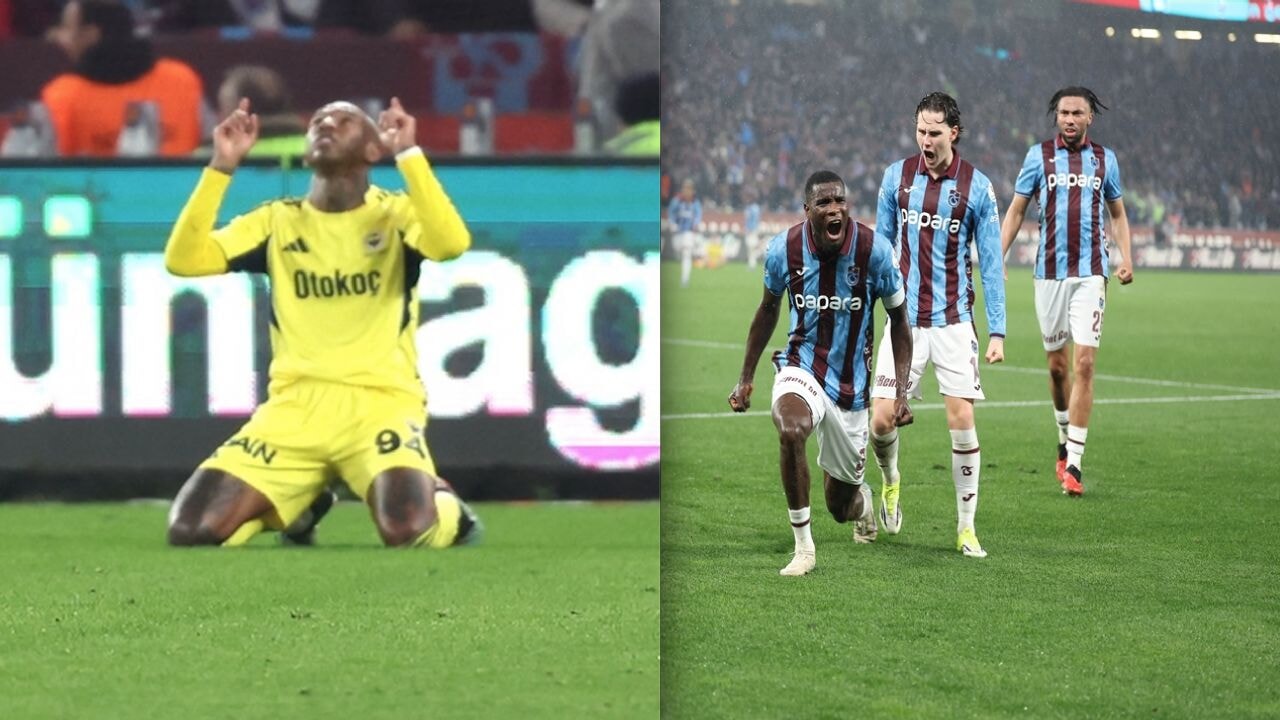 Trabzonspor, Fenerbahçe derbisinde kaybetti: 2-3 Maçtan notlar...
