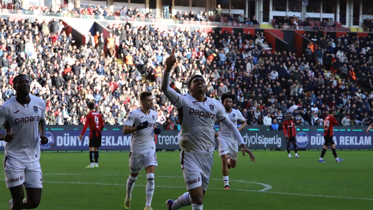 Trabzonspor, Gaziantep deplasmanından kayıpsız döndü