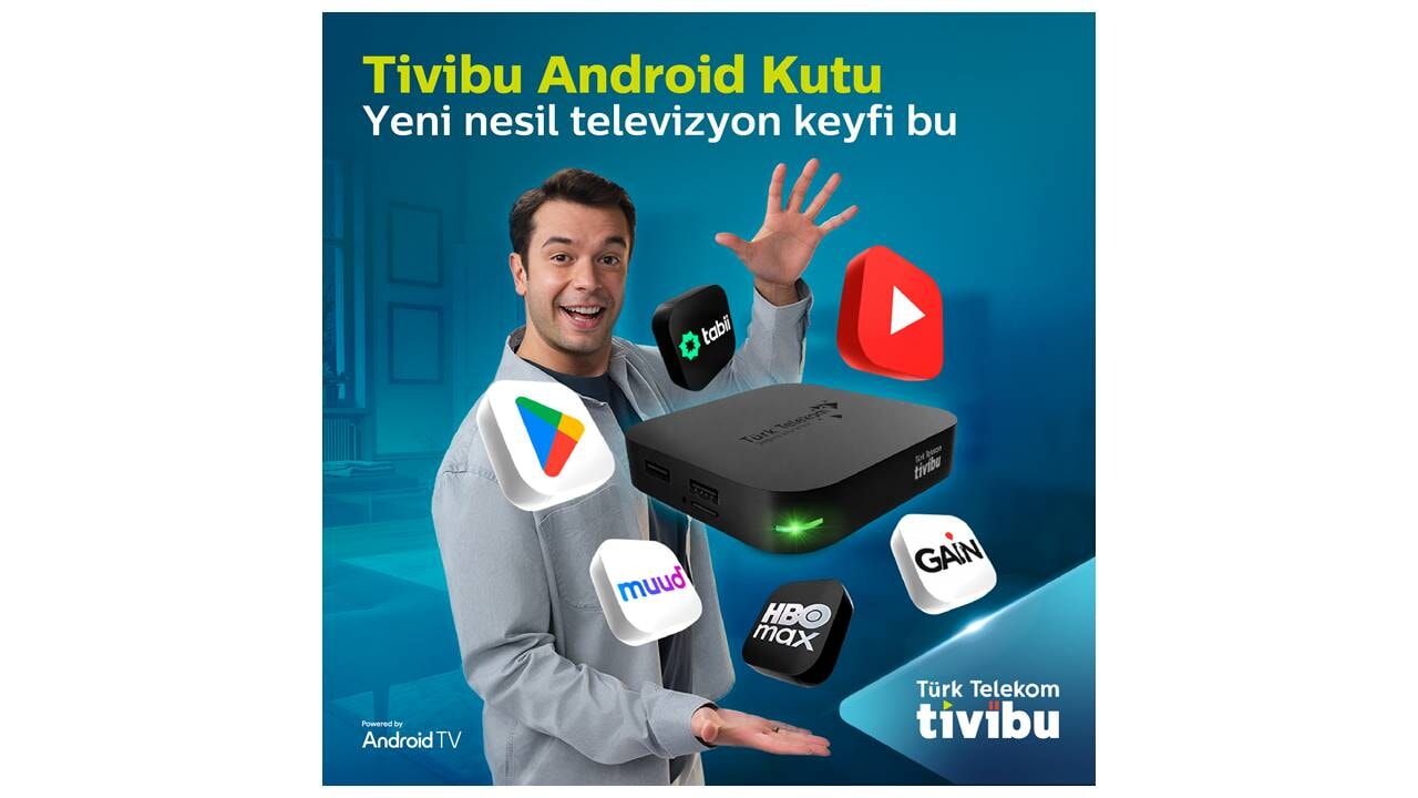 Tivibu'nun keyif üssü 'Android TV Kutu' ile televizyon izleme deneyimi zenginleşiyor