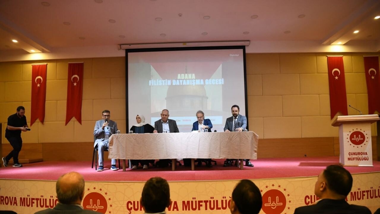 Adana'da Filistin Dayanışma Gecesi