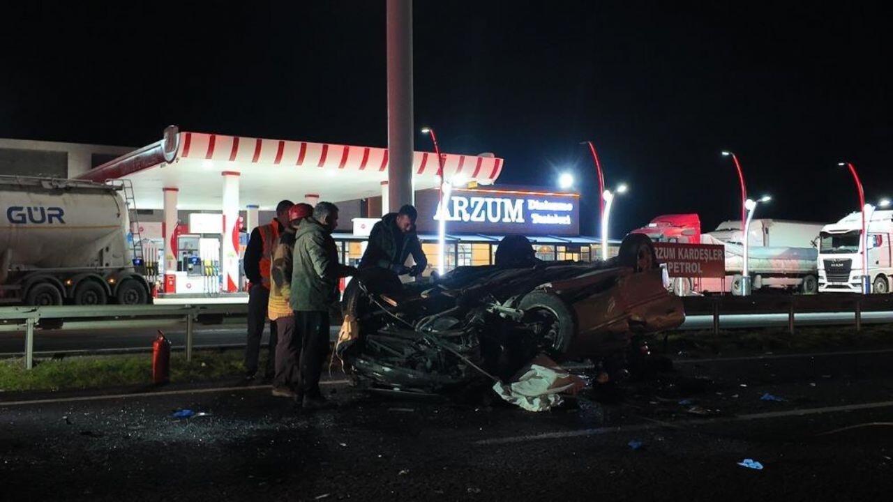 Ankara'da sabah saatlerinde korkunç kaza