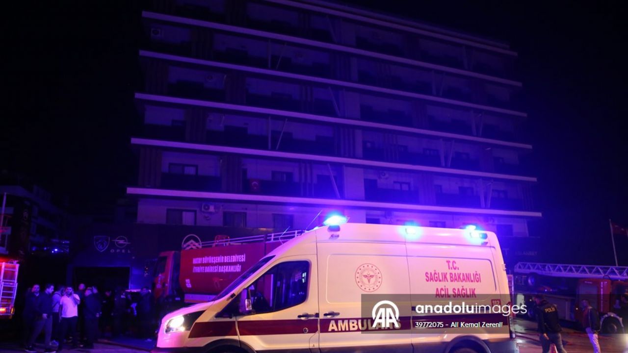 Hatay Belen'de 7 katlı binada korkunç yangın ölü ve yaralılar var!