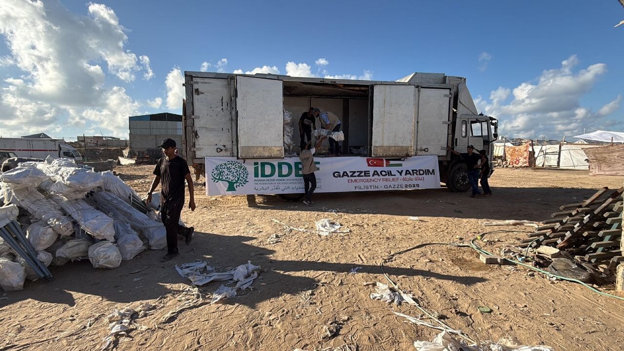 İDDEF, Ateşkes Sonrası Gazze'ye Çadır Ulaştırdı