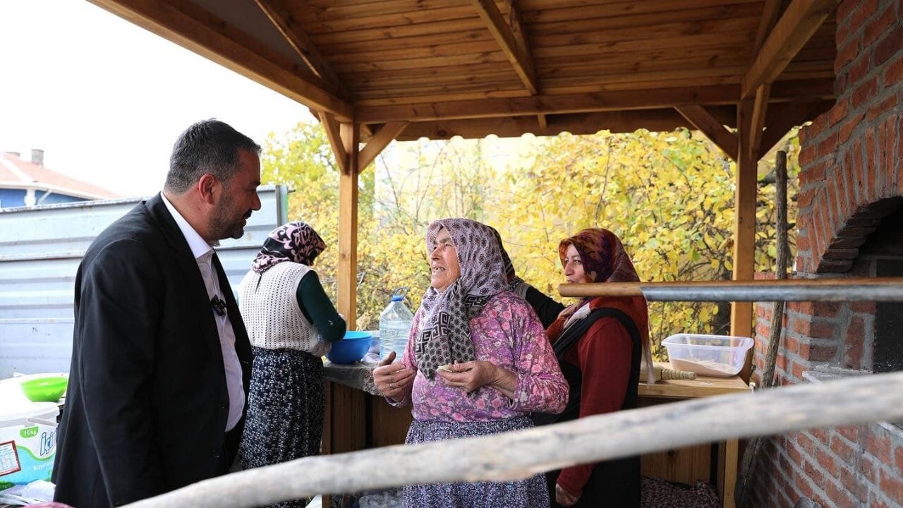Pursaklar'da Sıcacık Yemekler Köy Fırınlarında Pişiyor
