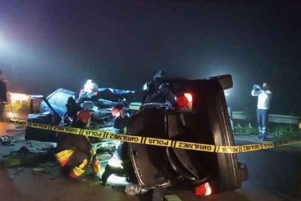 Samsun'da feci kaza: 5 kişi hayatını kaybetti